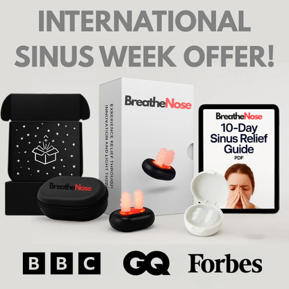 Instant relief from sinusitis and pressure