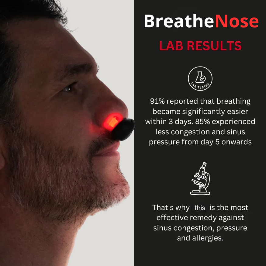 Instant relief from sinusitis and pressure